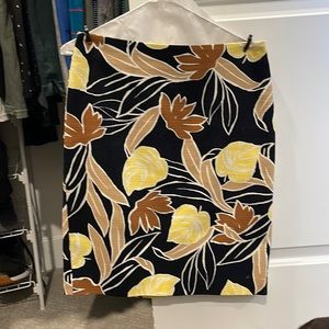 Floral pencil skirt Ann Taylor